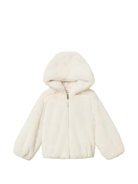 TWINSET Kids zip-fastening hooded jacket