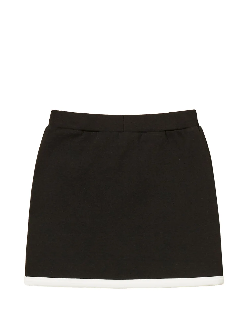TWINSET Kids Midi-rok van scuba-stof met strikdetail Zwart