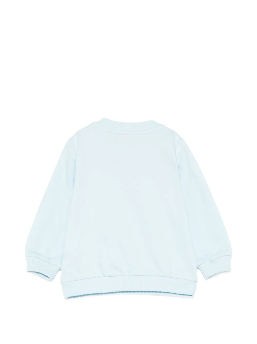 Moschino Kids Sweater met grafische print Blauw