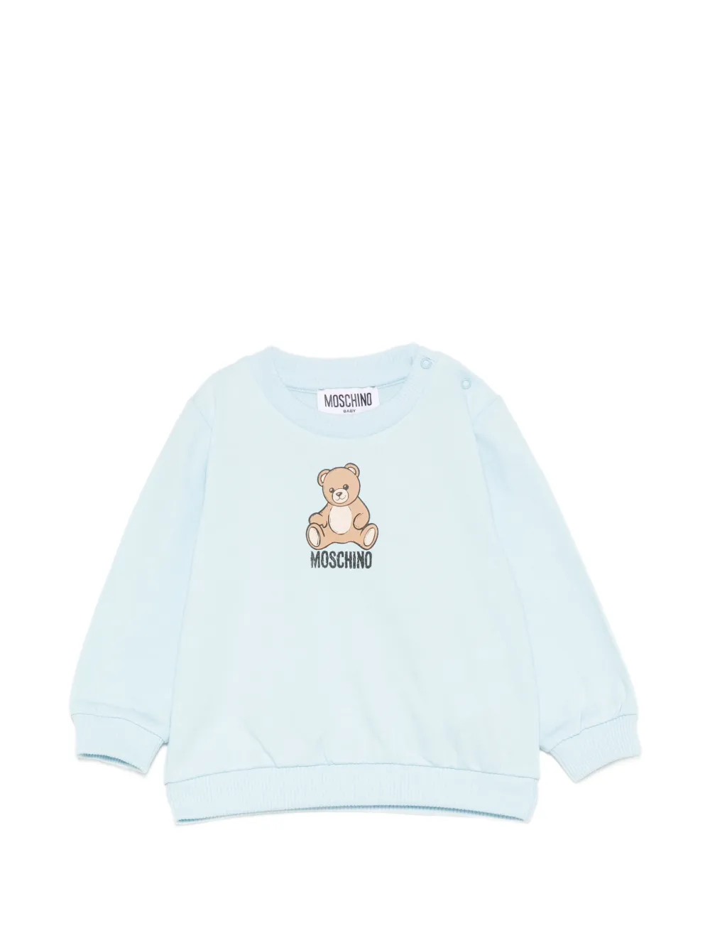 Moschino Kids graphic-print sweatshirt - Blu