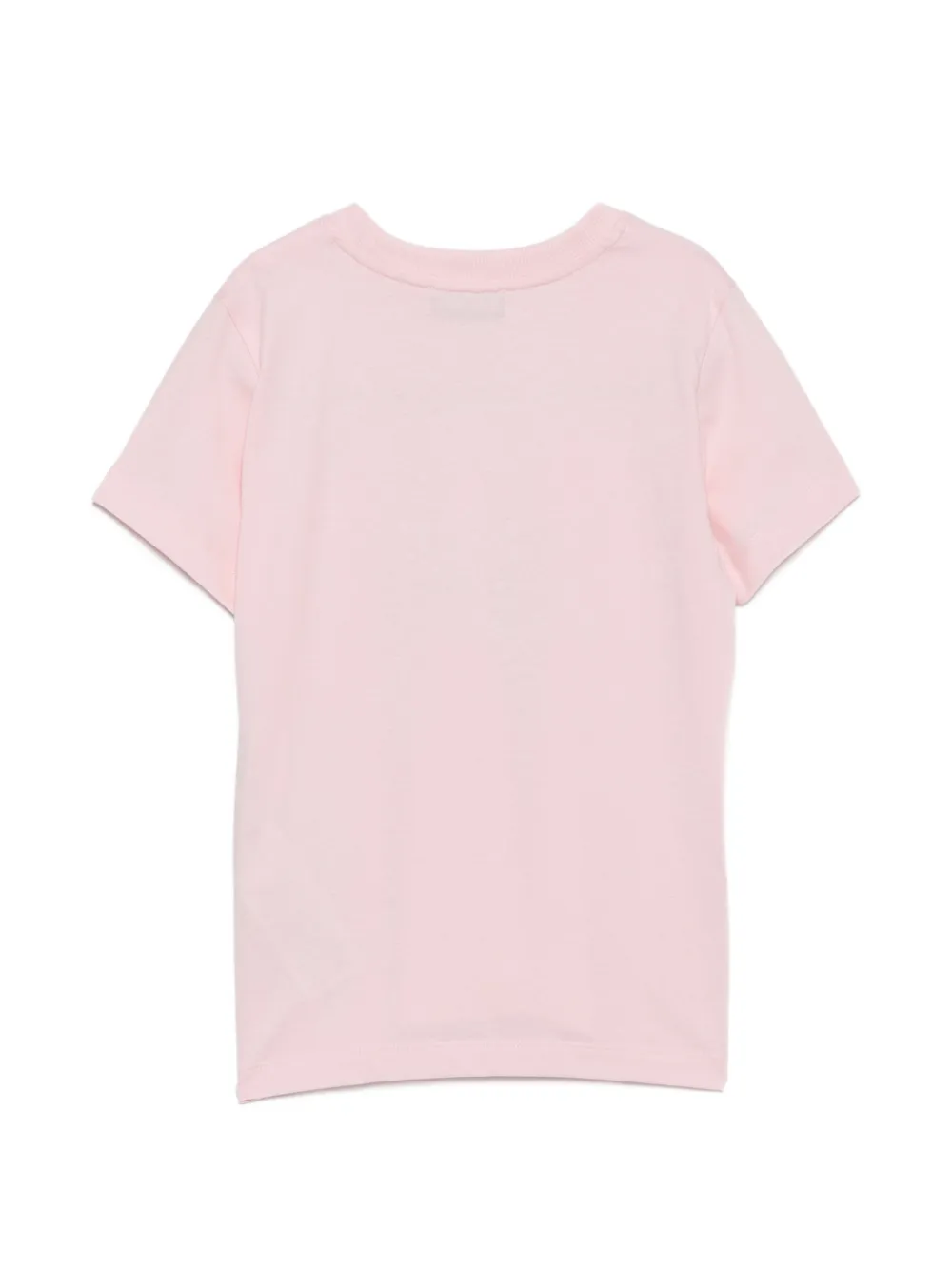 Moschino Kids T-shirt met logoprint Roze