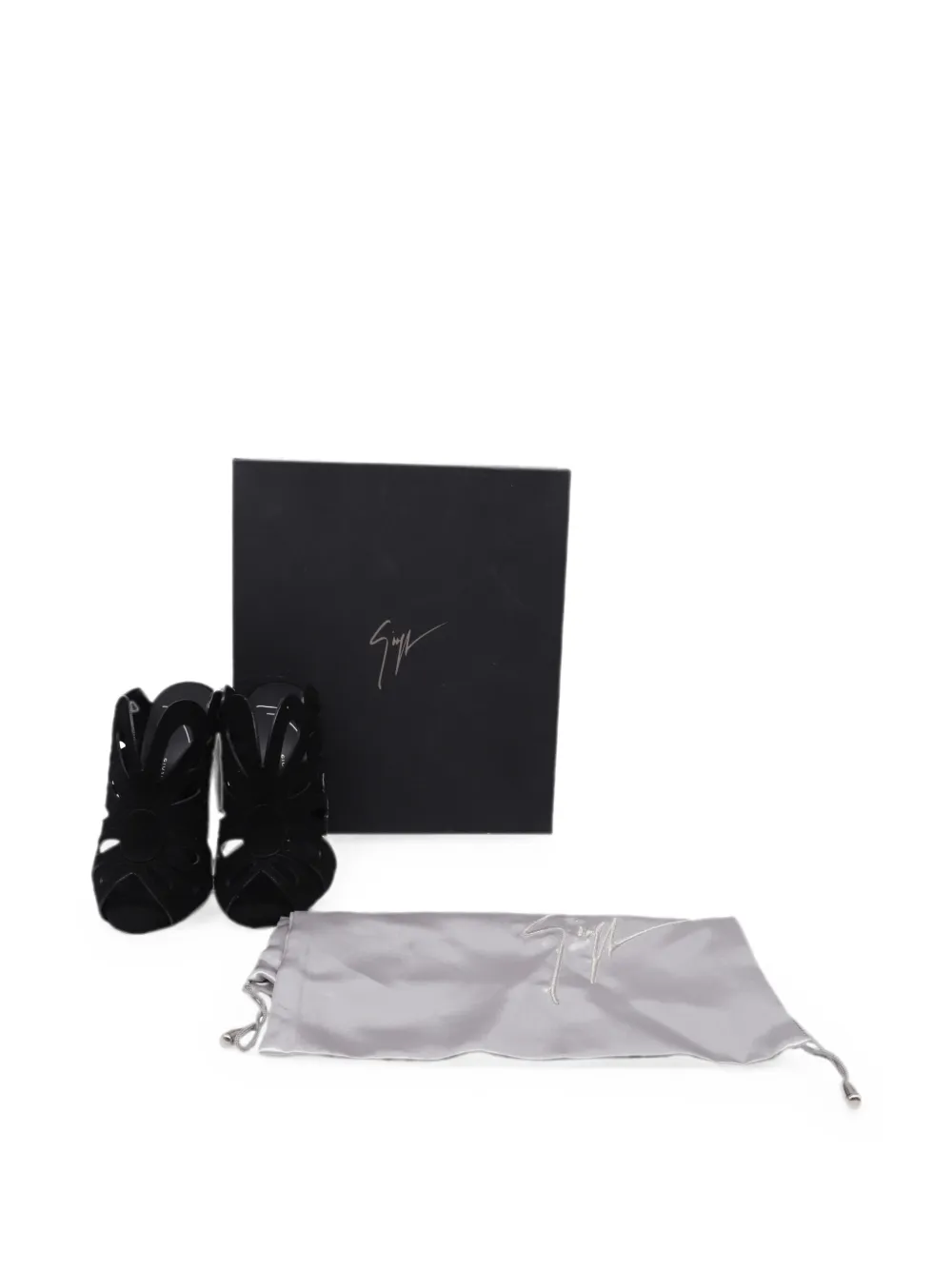 Giuseppe Zanotti Vintage Butterfly cutout sandals - Nero