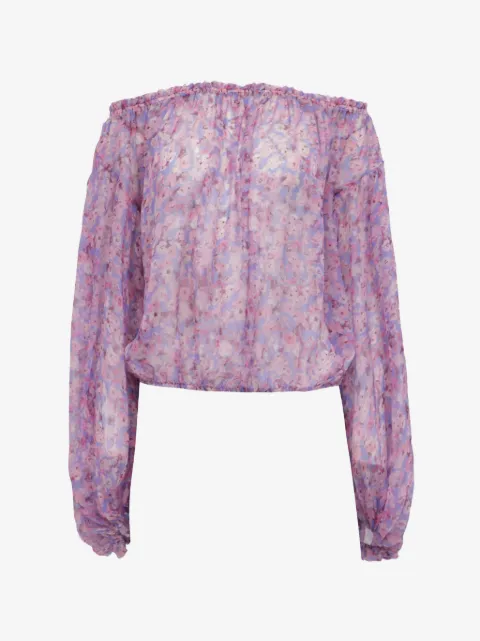 Caroline Constas Odessa floral-print top