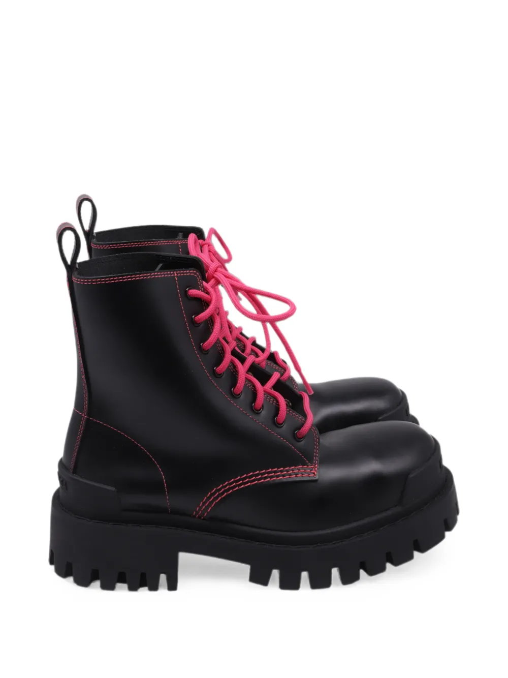 Balenciaga Pre-Owned Strike Schnürstiefel - Schwarz