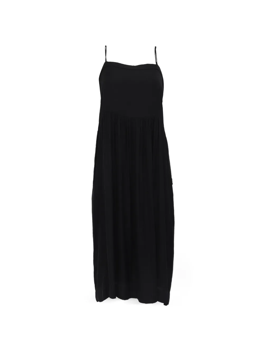 Isabel Marant Vintage robe mi-longue à encolure carrée - Noir Isabel Marant Vintage robe mi-longue à encolure carrée - Noir