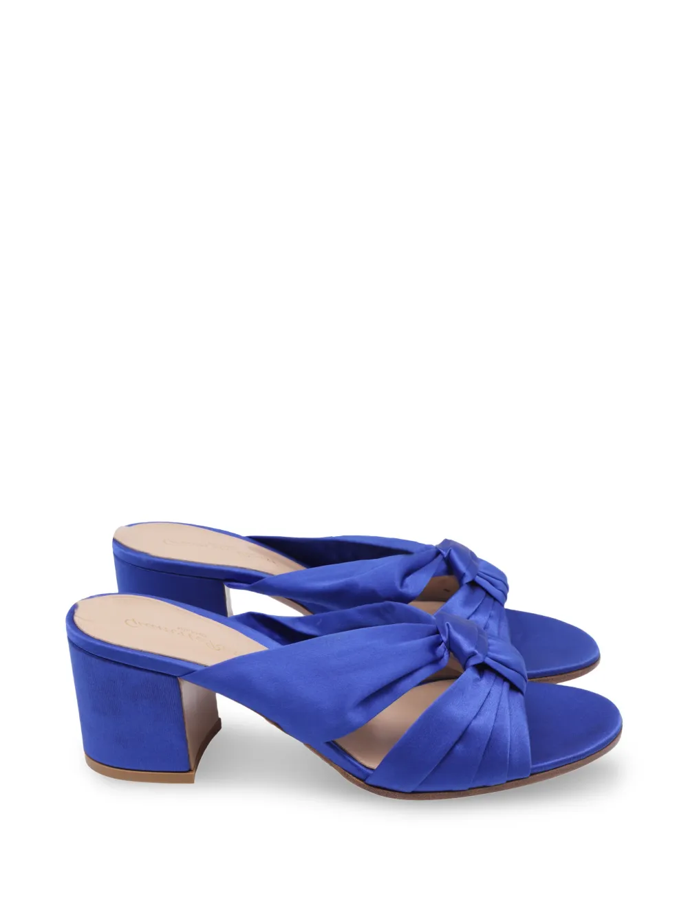 Gianvito Rossi Twist Knot mules - Blu