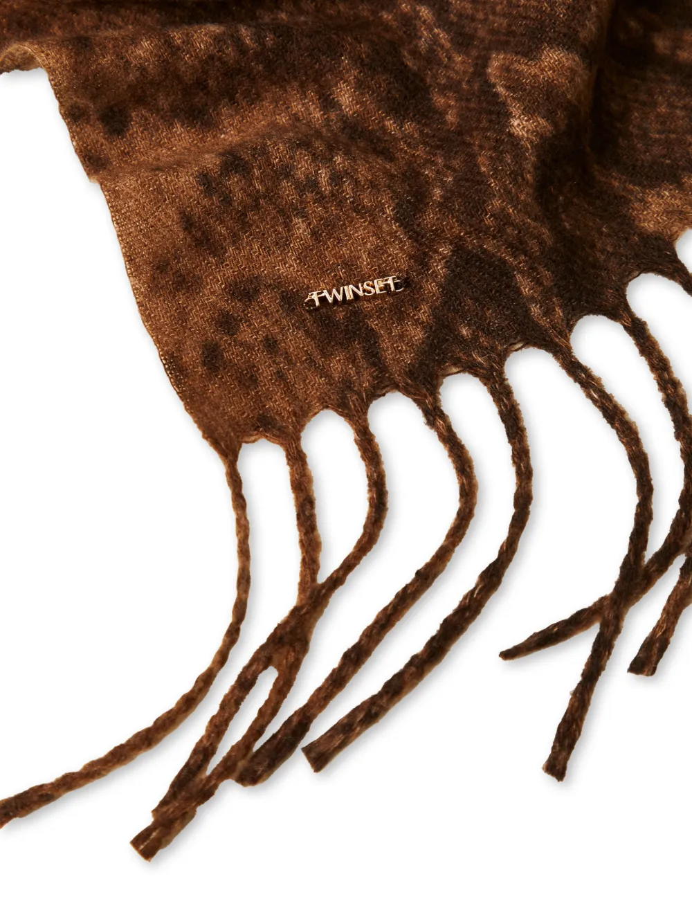 TWINSET Geweven sjaal Bruin