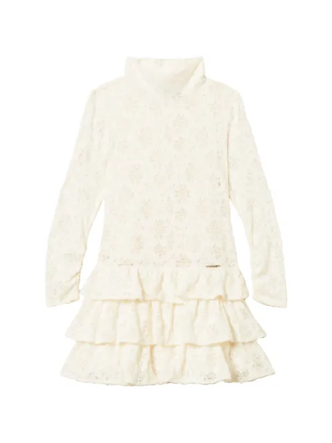 TWINSET Kids ruffled lace midi dress