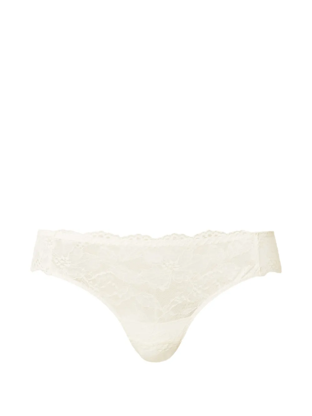 TWINSET Brazilian-Slip aus Spitze - Nude