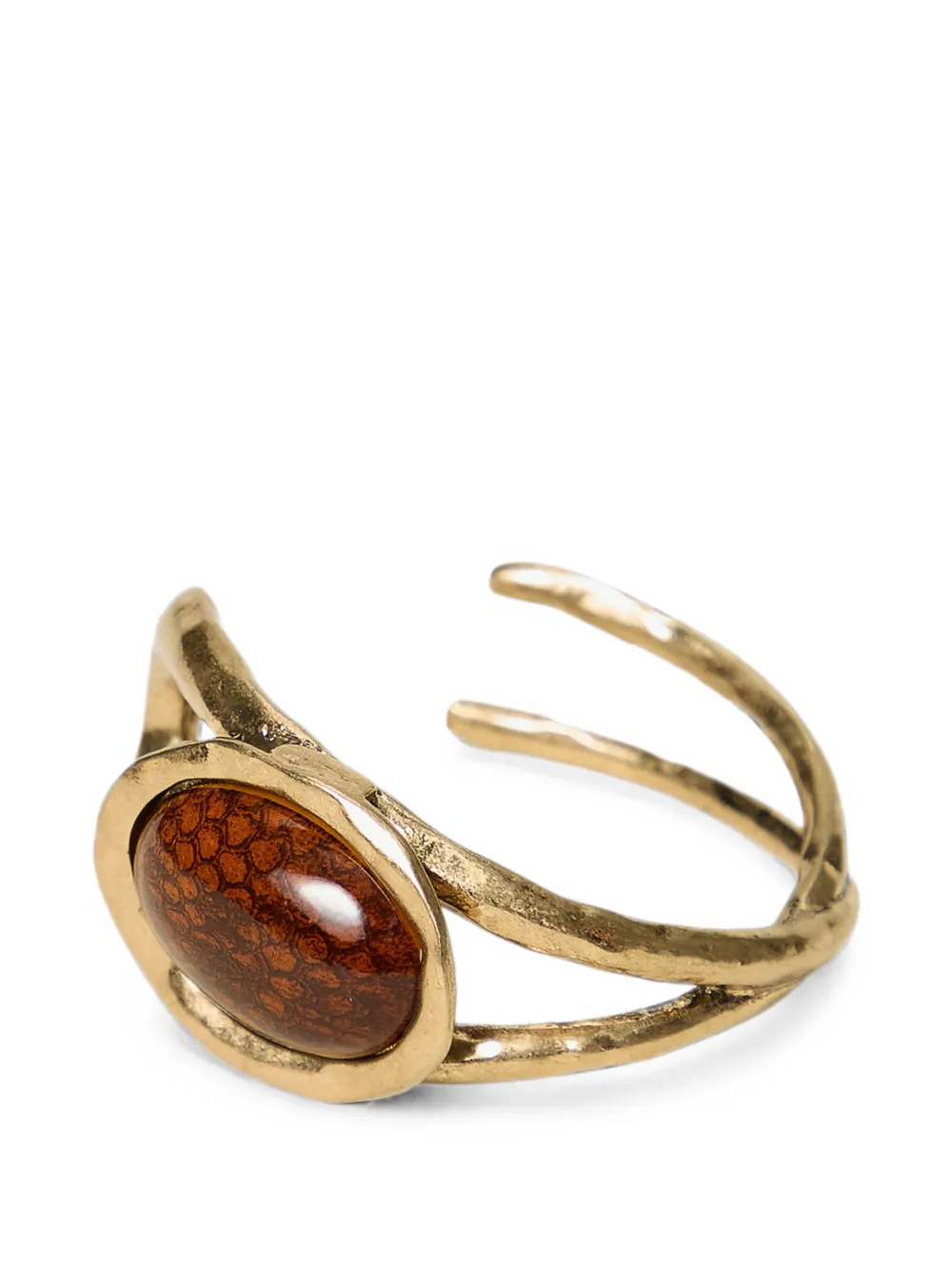 TWINSET animal-print cabochon bracelet - Oro