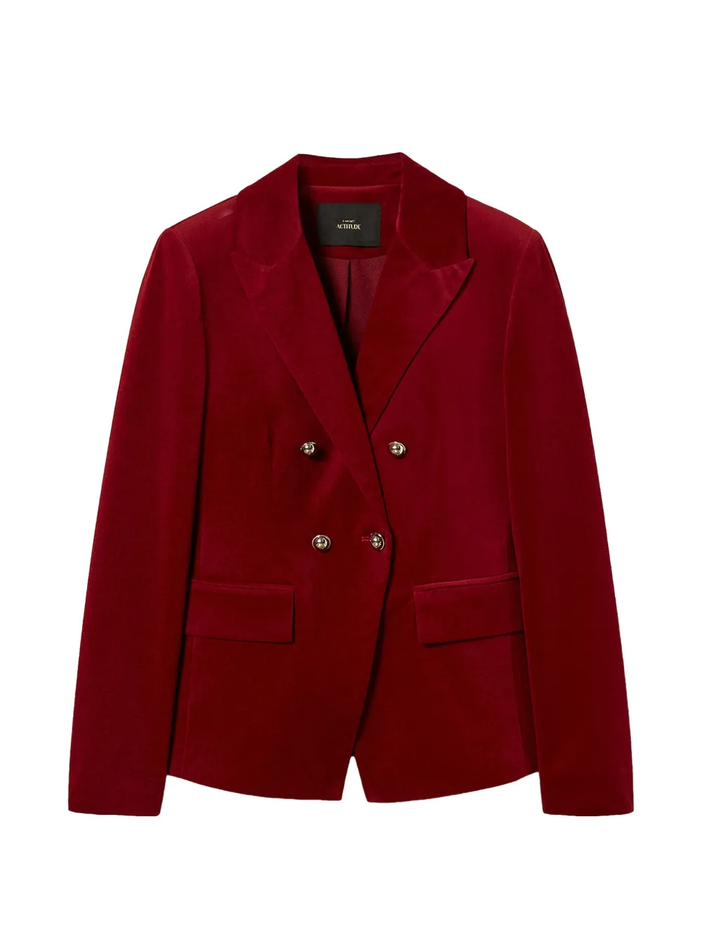 TWINSET velvet blazer - Rot