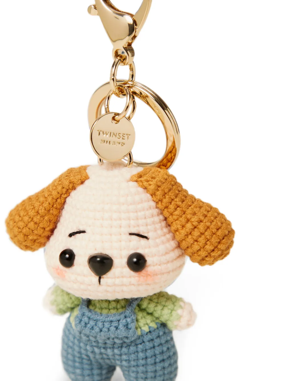 TWINSET Gehaakte sleutelhanger Beige