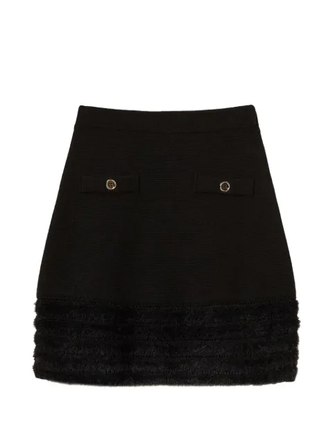 TWINSET knit skirt with gold-tone buttons