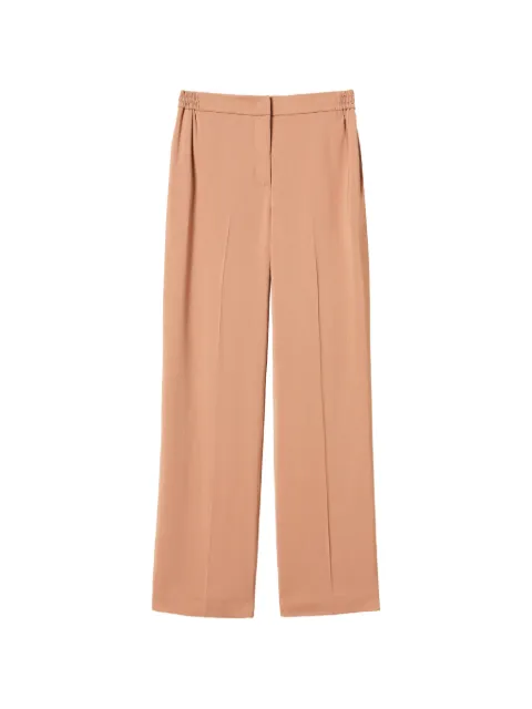 TWINSET straight twill trousers with pockets
