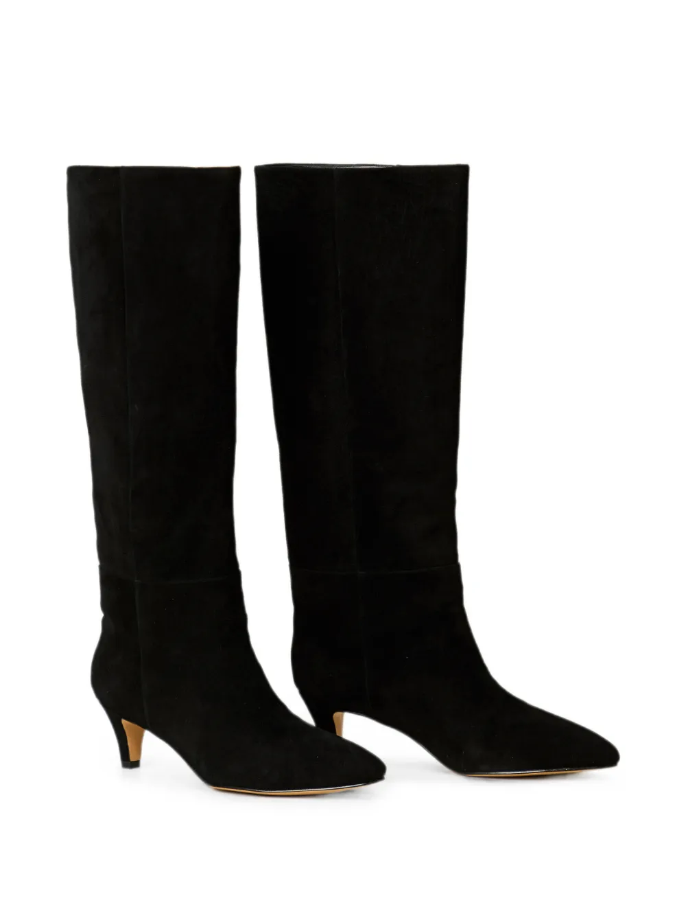 TWINSET high suede boots Zwart