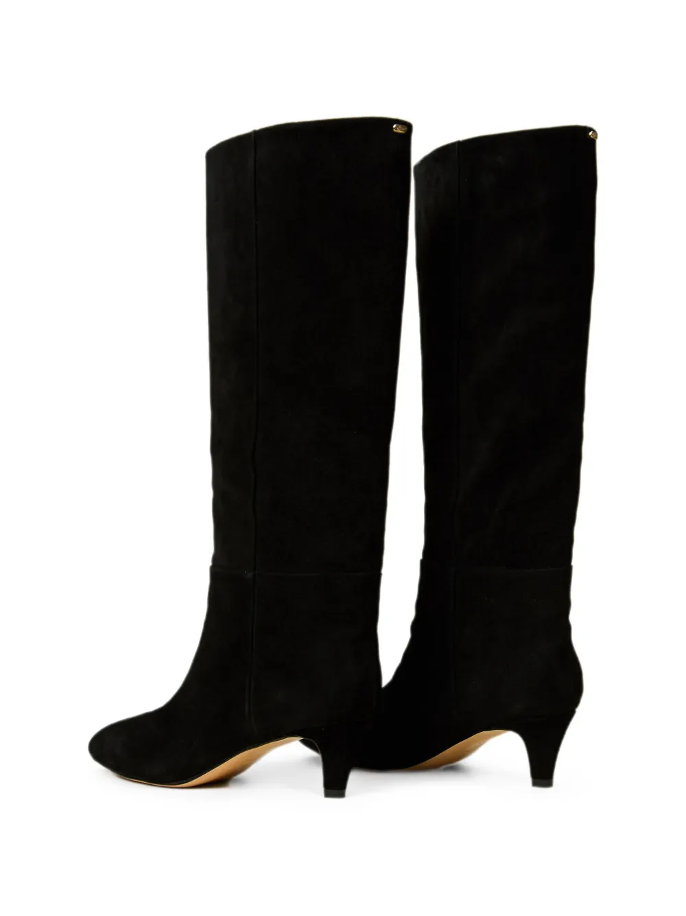 TWINSET high suede boots Zwart