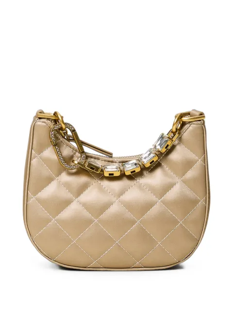 TWINSET bolso shopper acolchado con apliques de cristal