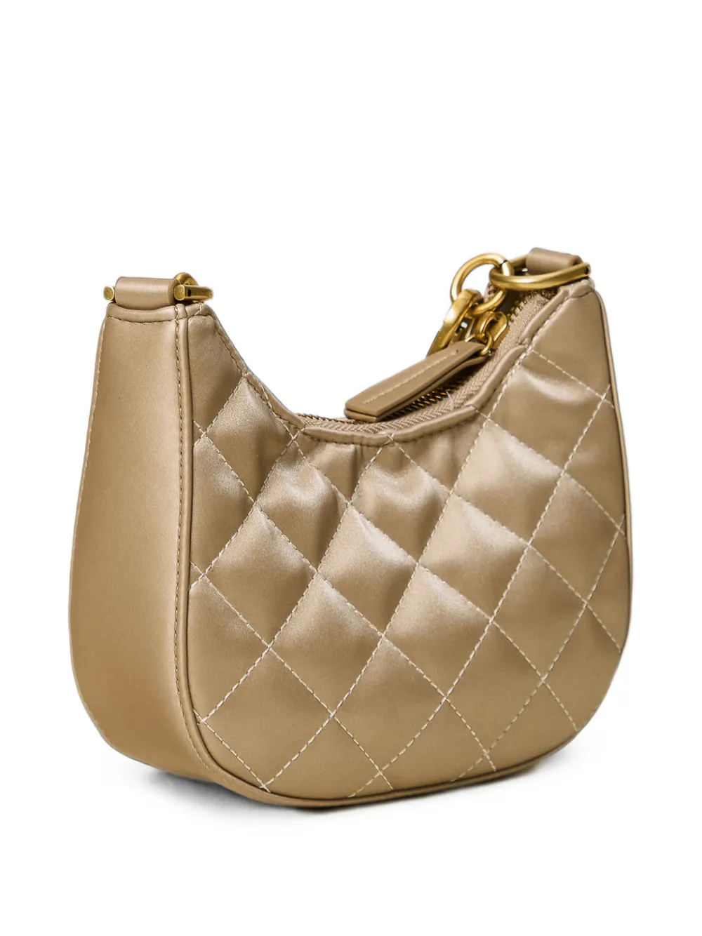 TWINSET Shopper verfraaid met kristallen Beige