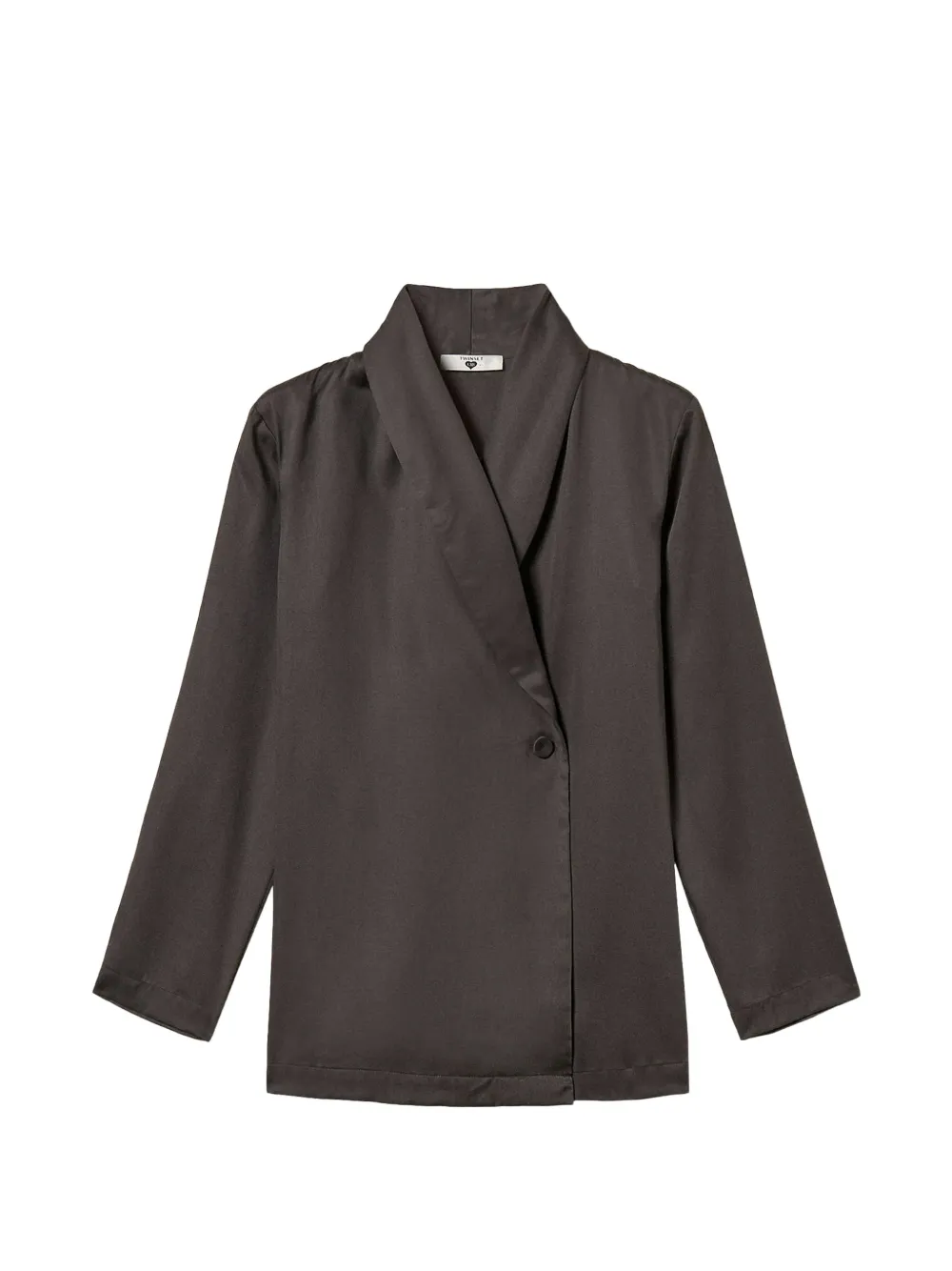 TWINSET Sakko aus Satin - Grau