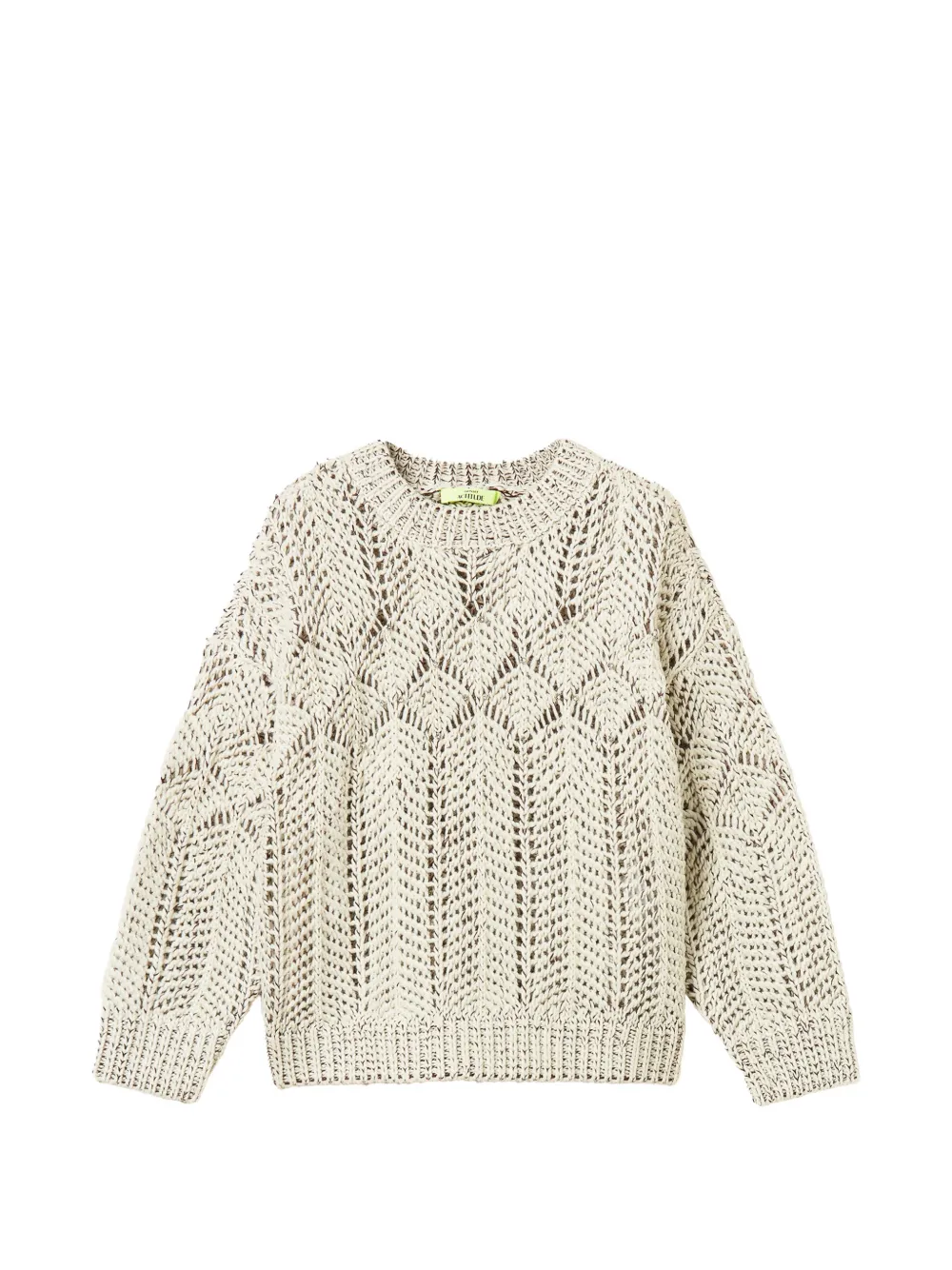 TWINSET Myfo wool blend jumper with embroidery - Toni neutri