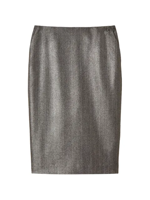 TWINSET pinstriped midi skirt