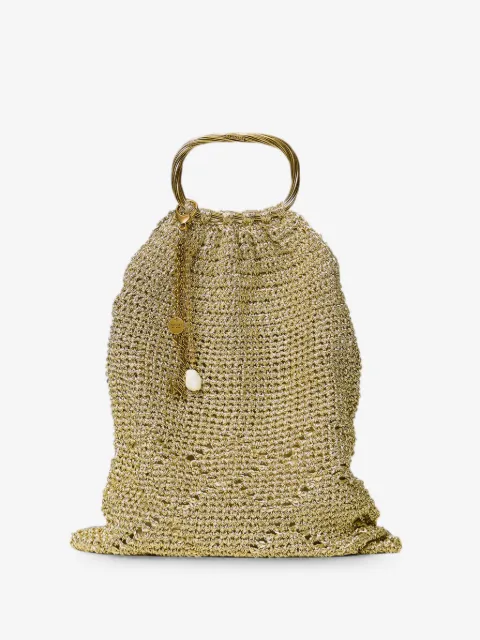 TWINSET bolso de mano de ganchillo y lúrex