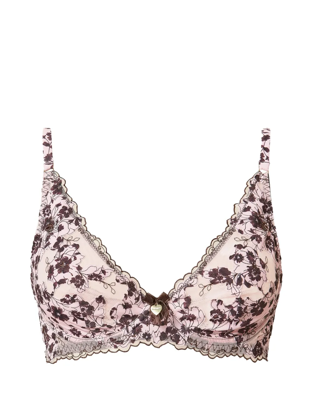 TWINSET Reggiseno a fiori con ferretto - Rosa