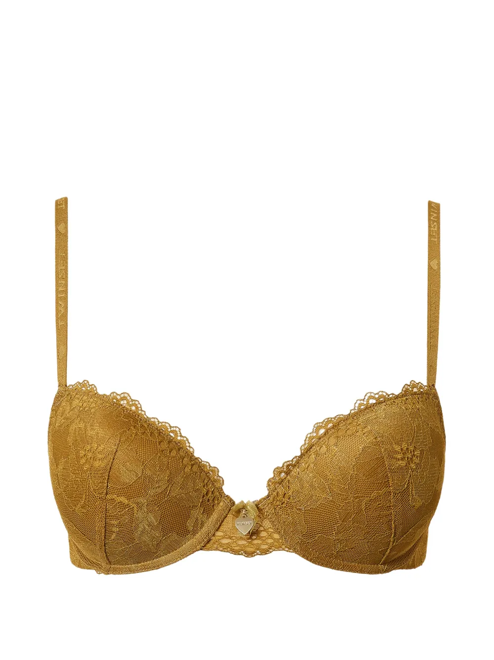 TWINSET Reggiseno push-up in pizzo - Marrone