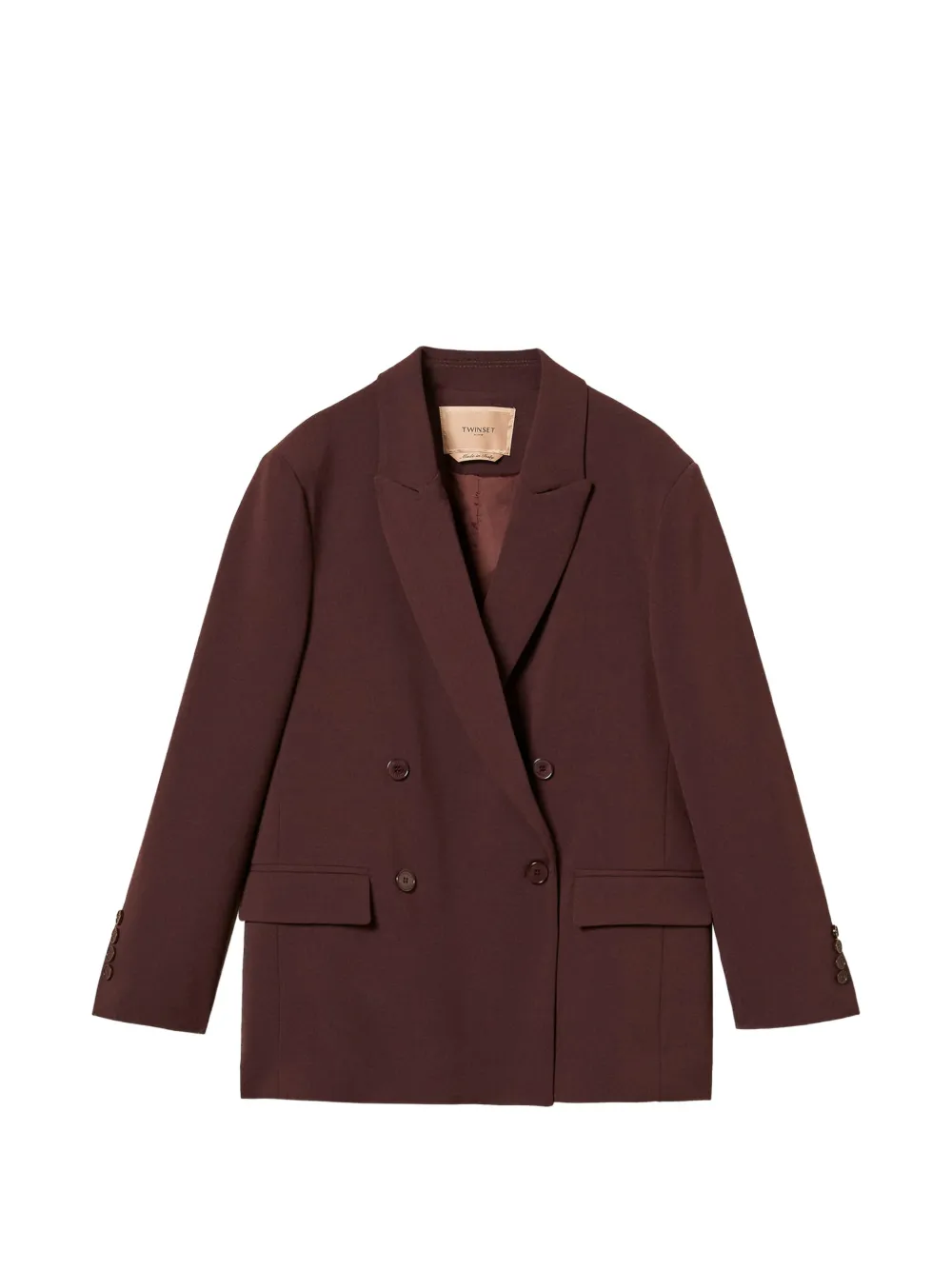 TWINSET double-breasted blazer - Braun