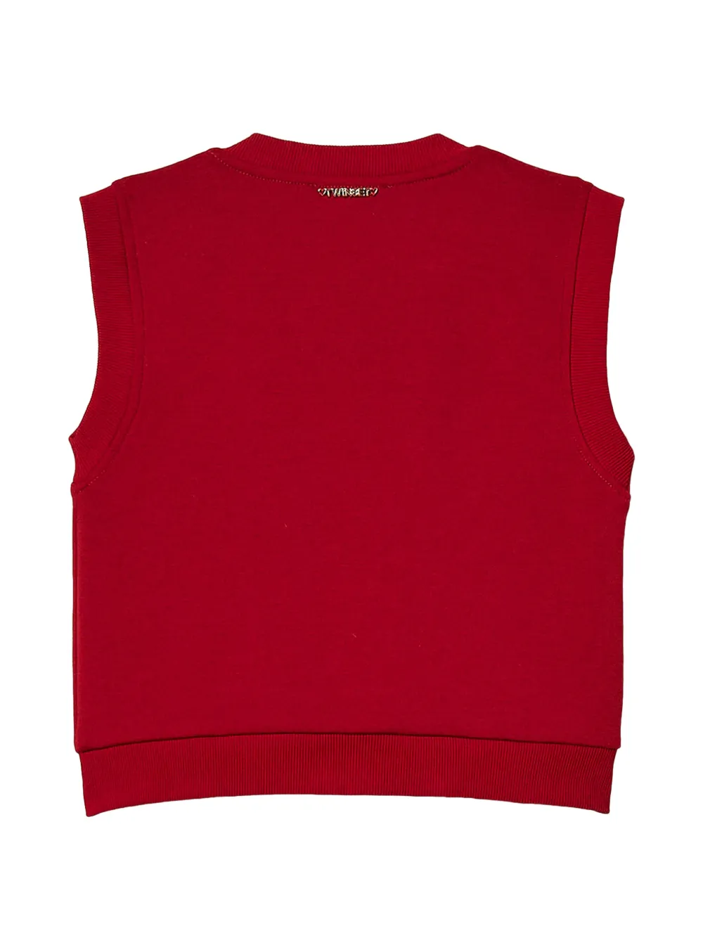 TWINSET Kids Gilet van scuba-stof Rood