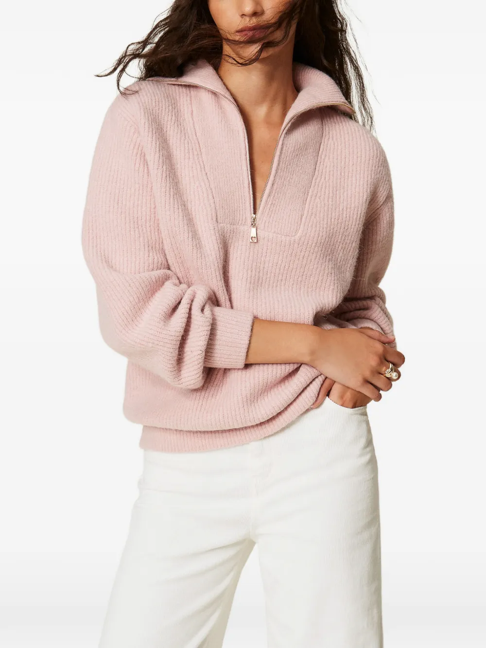 TWINSET Coltrui met rits Roze