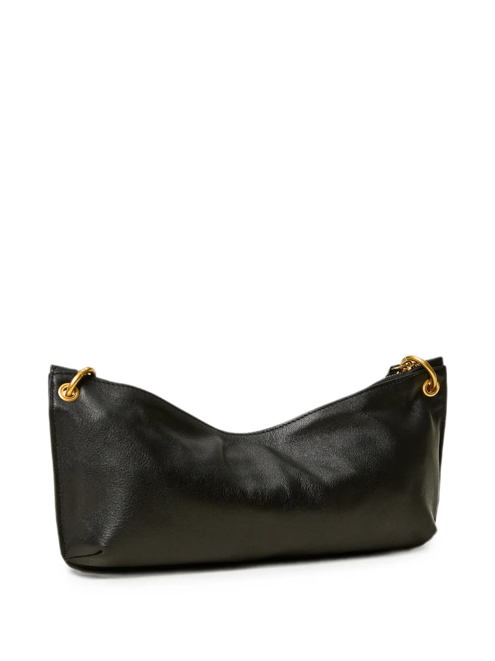TWINSET Leren tas met kwastje Zwart