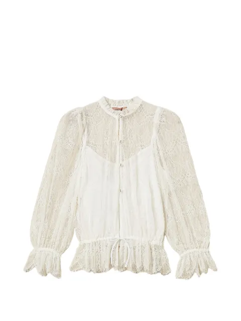TWINSET Valenciennes lace shirt