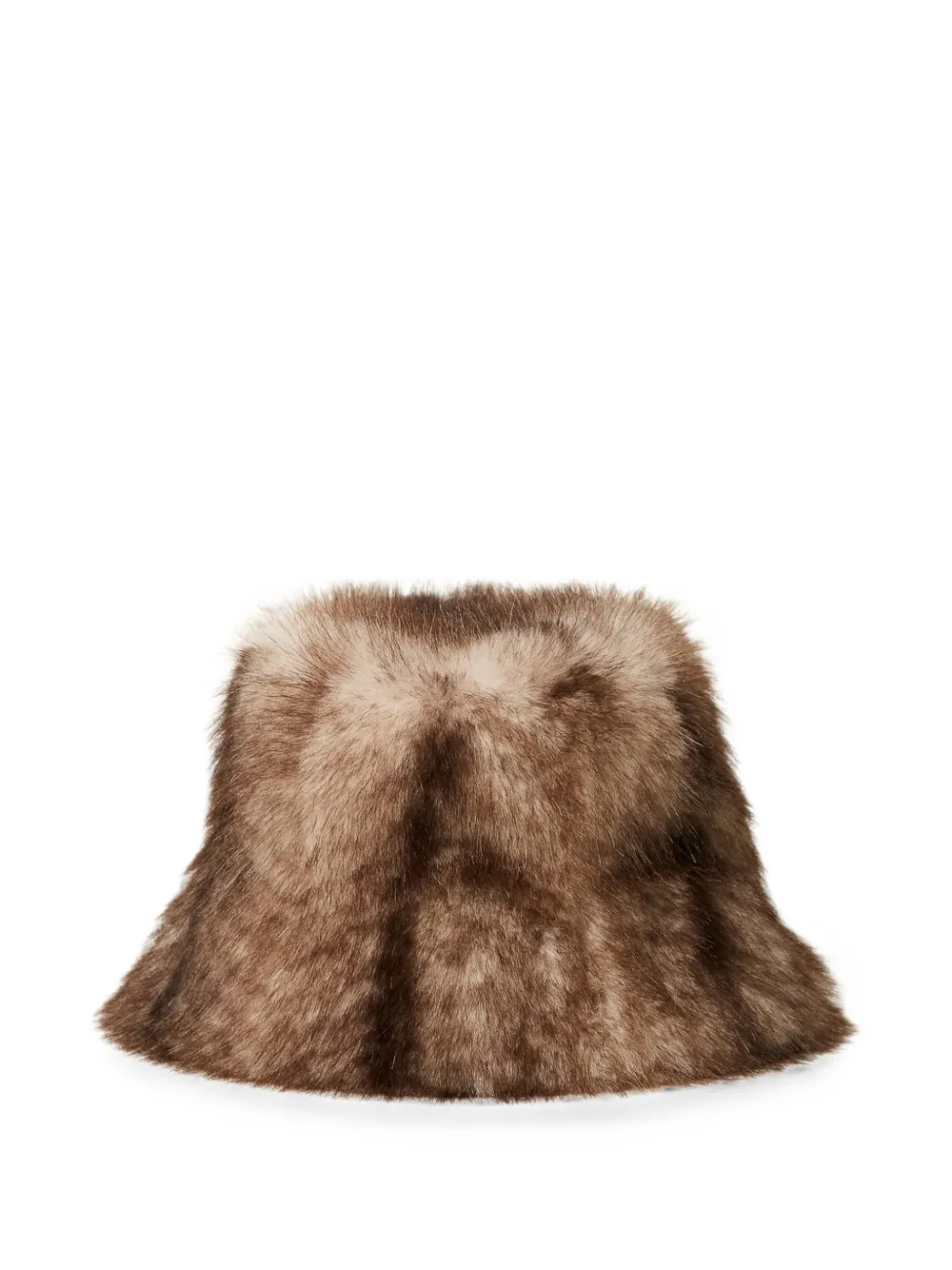 TWINSET Fischerhut aus Faux Fur - Braun