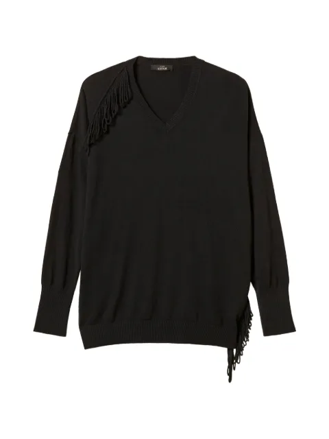 TWINSET suéter con flecos