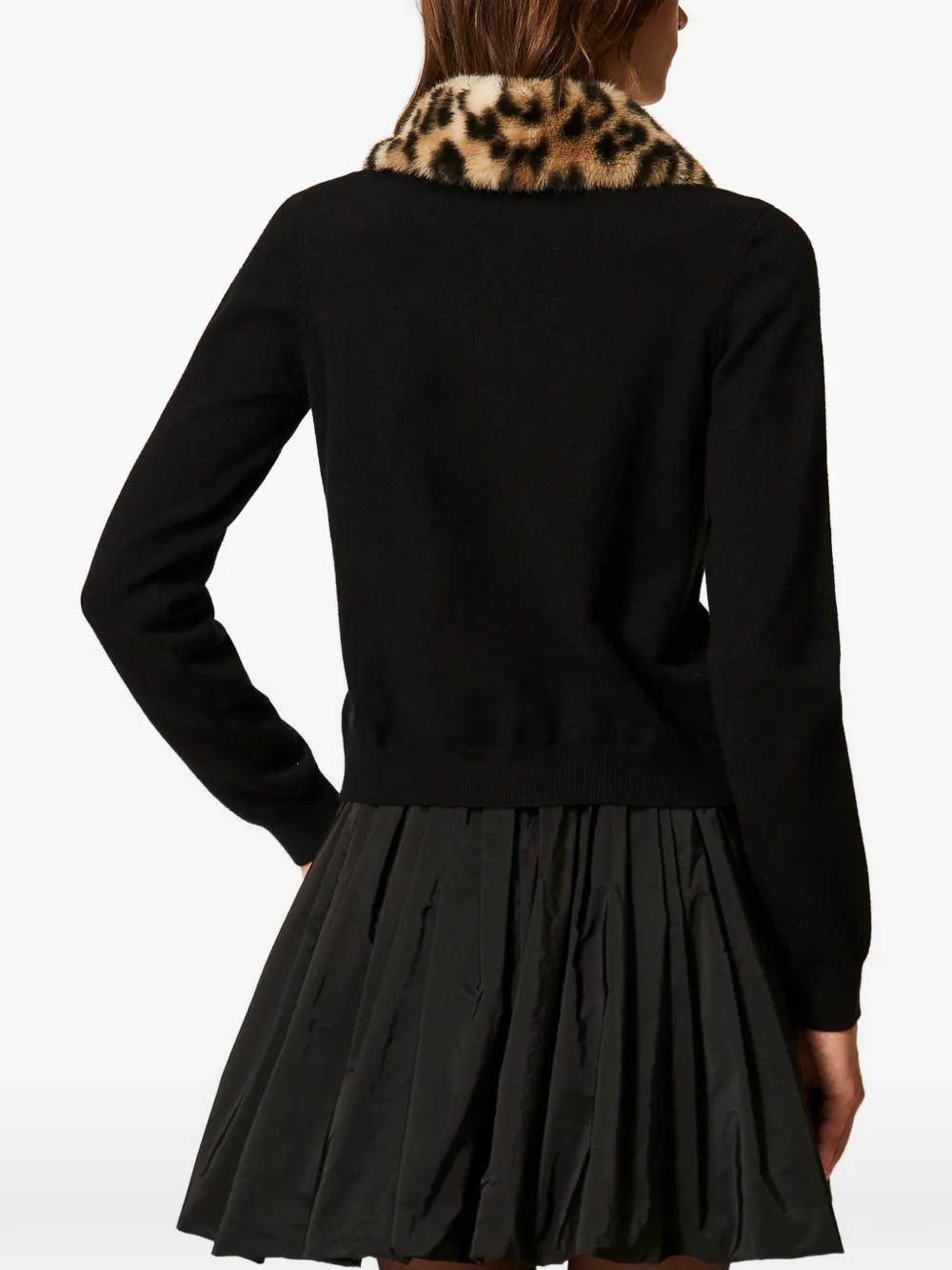 TWINSET Taffeta ballonrok Zwart