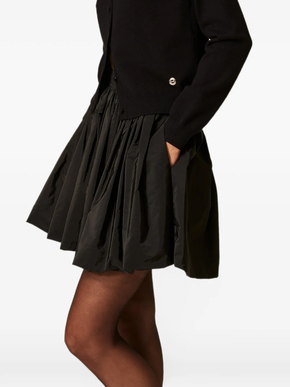 TWINSET Taffeta ballonrok Zwart