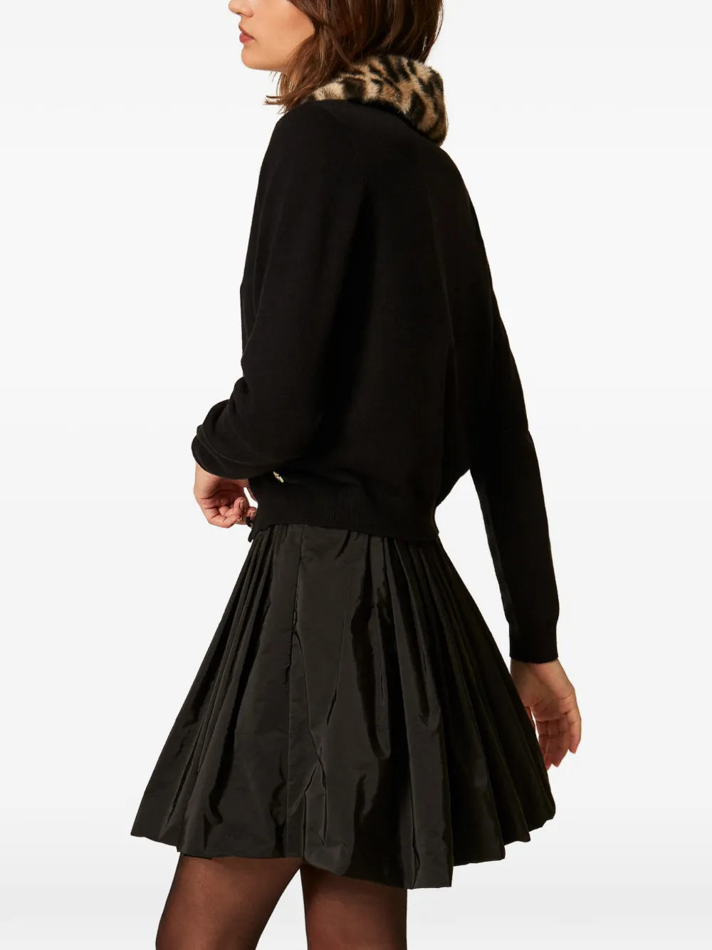 TWINSET Taffeta ballonrok Zwart