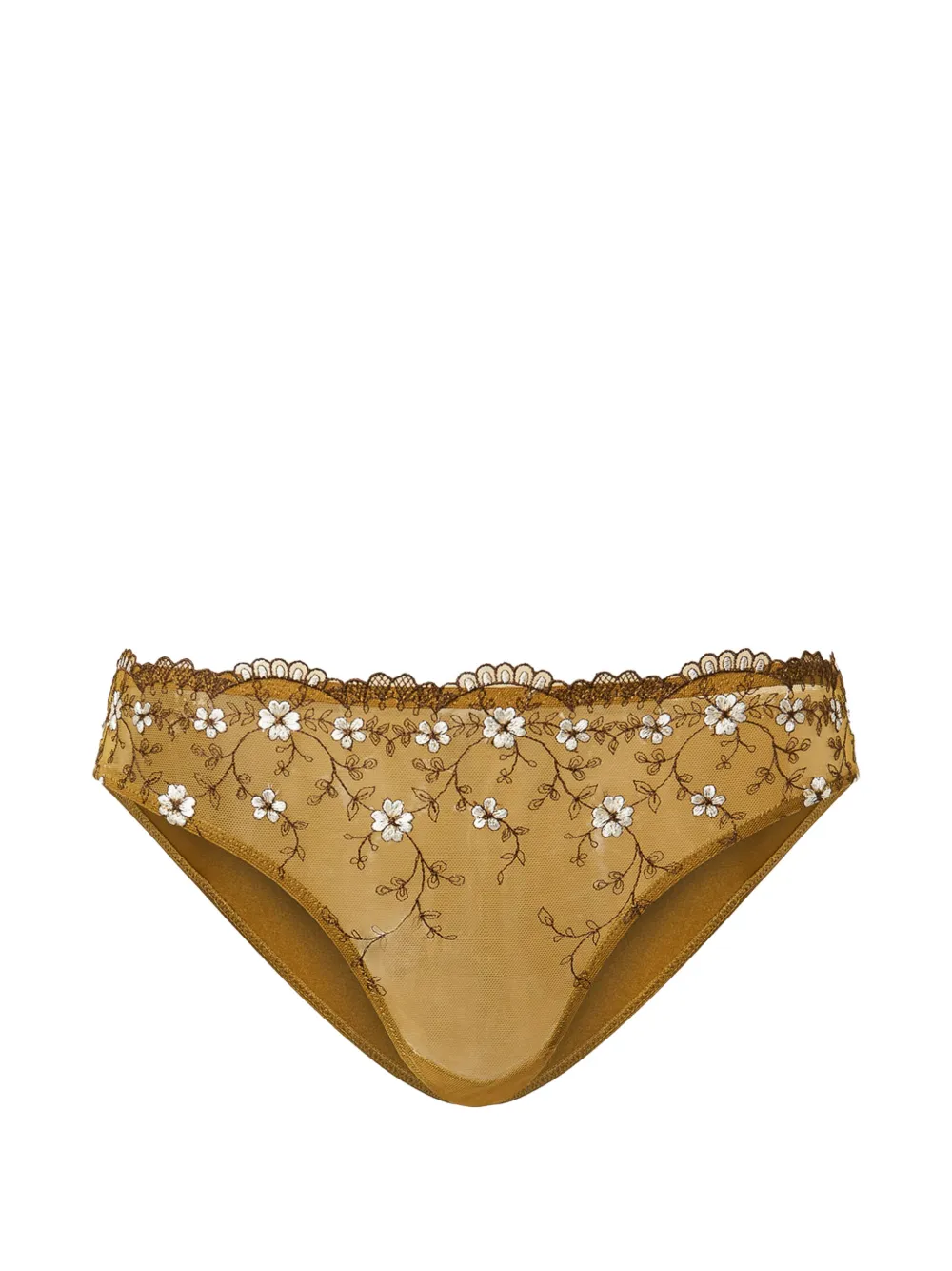 TWINSET Slip con ricamo - Verde
