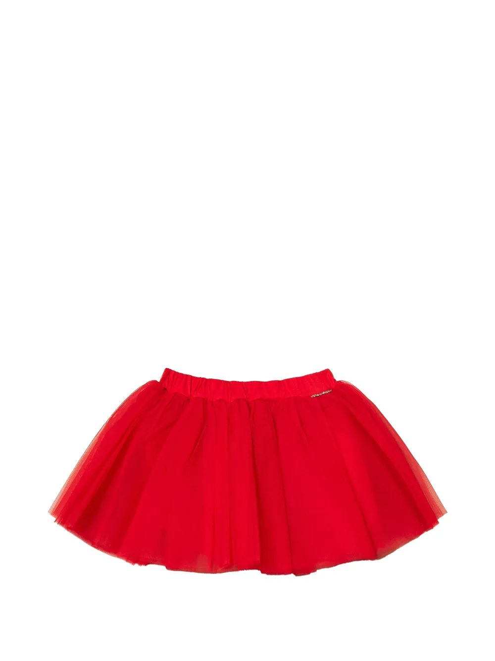 TWINSET Kids short tulle skirt - Rosso