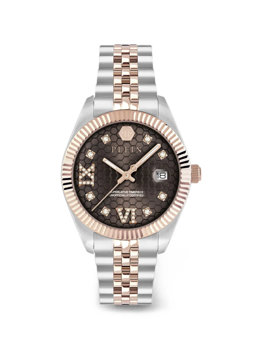 Philipp Plein Date Superlative 34mm watch - Marrone