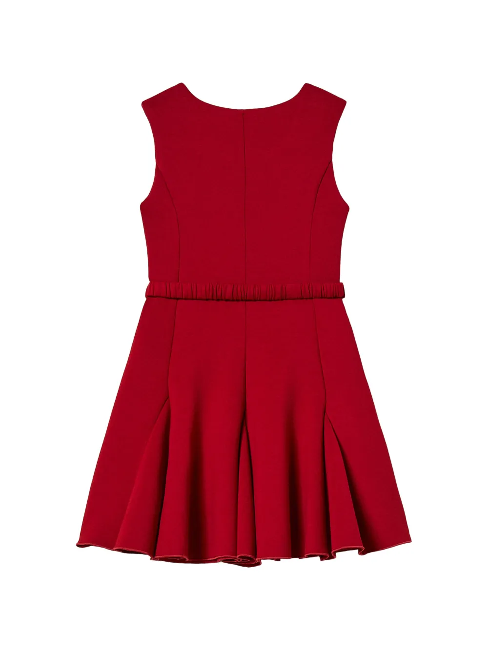 TWINSET Kids Scuba stoffen jurk Rood