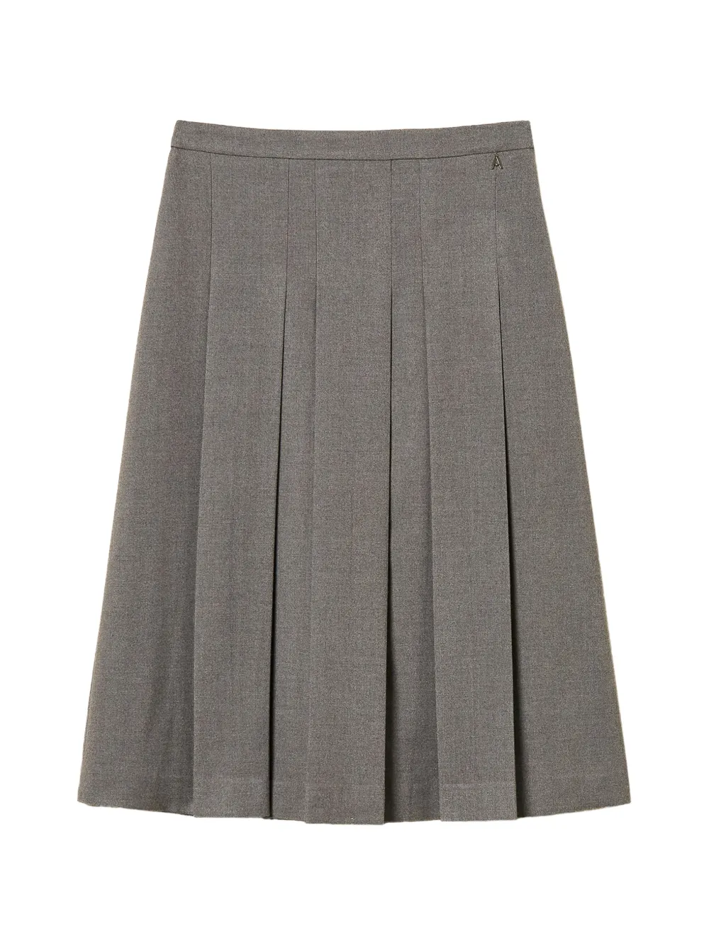 TWINSET Gonna midi in flanella - Grigio