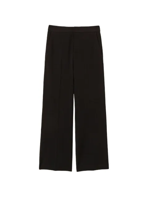 TWINSET straight-leg crêpe trousers