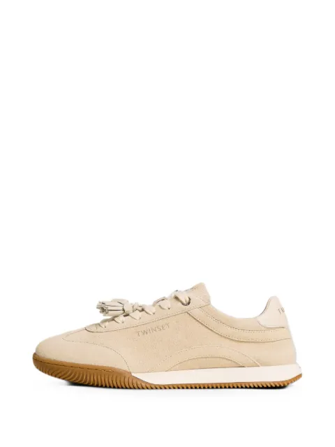 TWINSET suede trainers with tassels