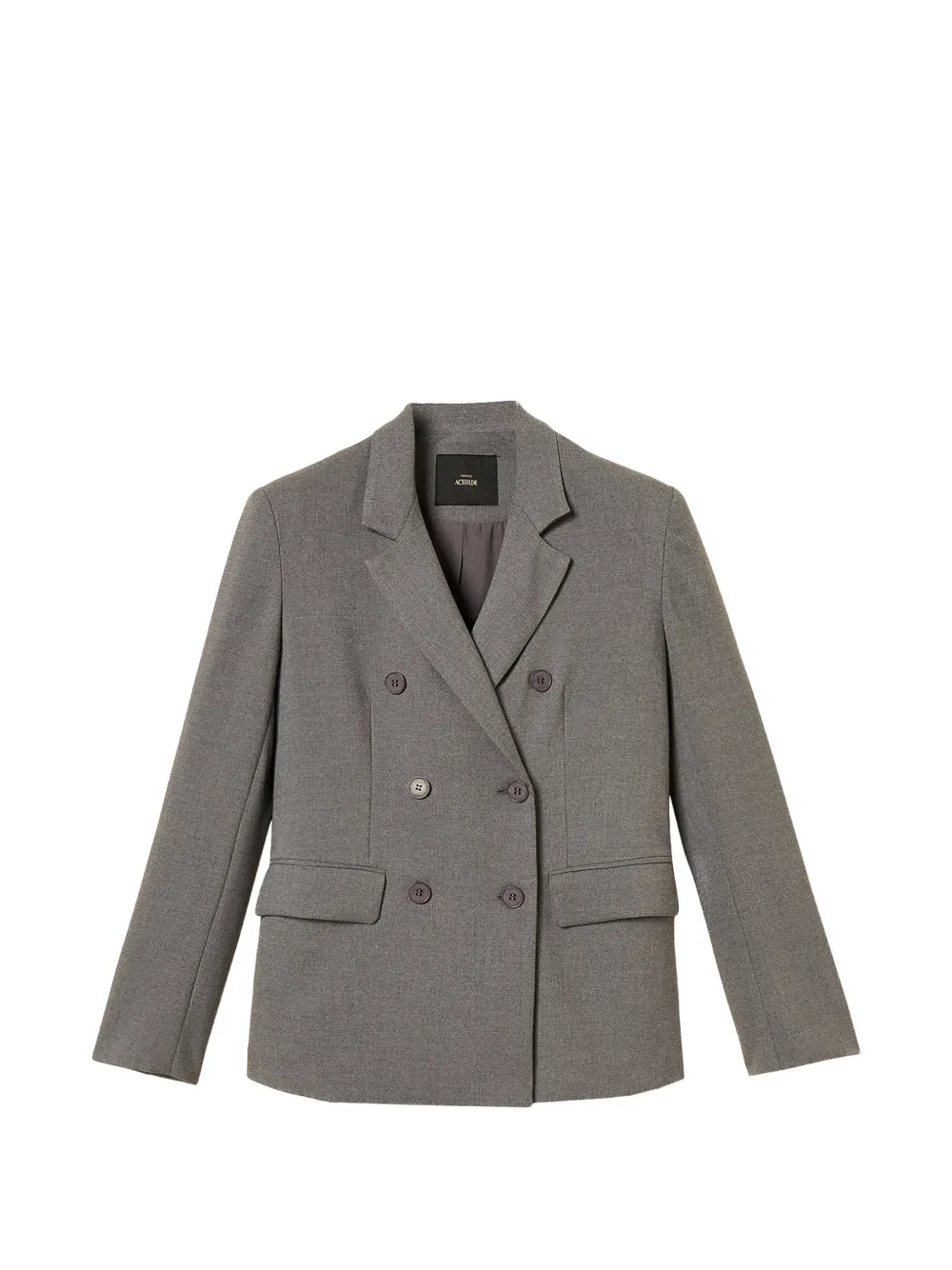 TWINSET Giacca doppiopetto in flanella - Grigio
