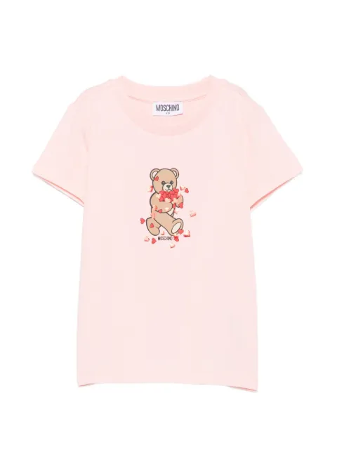 Moschino Kids Teddy Bear heart-print T-shirt