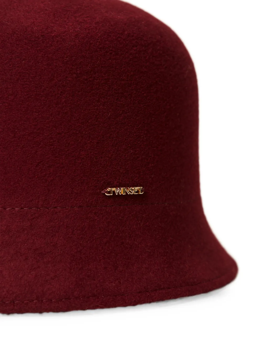 TWINSET Wollen clochehoed Rood