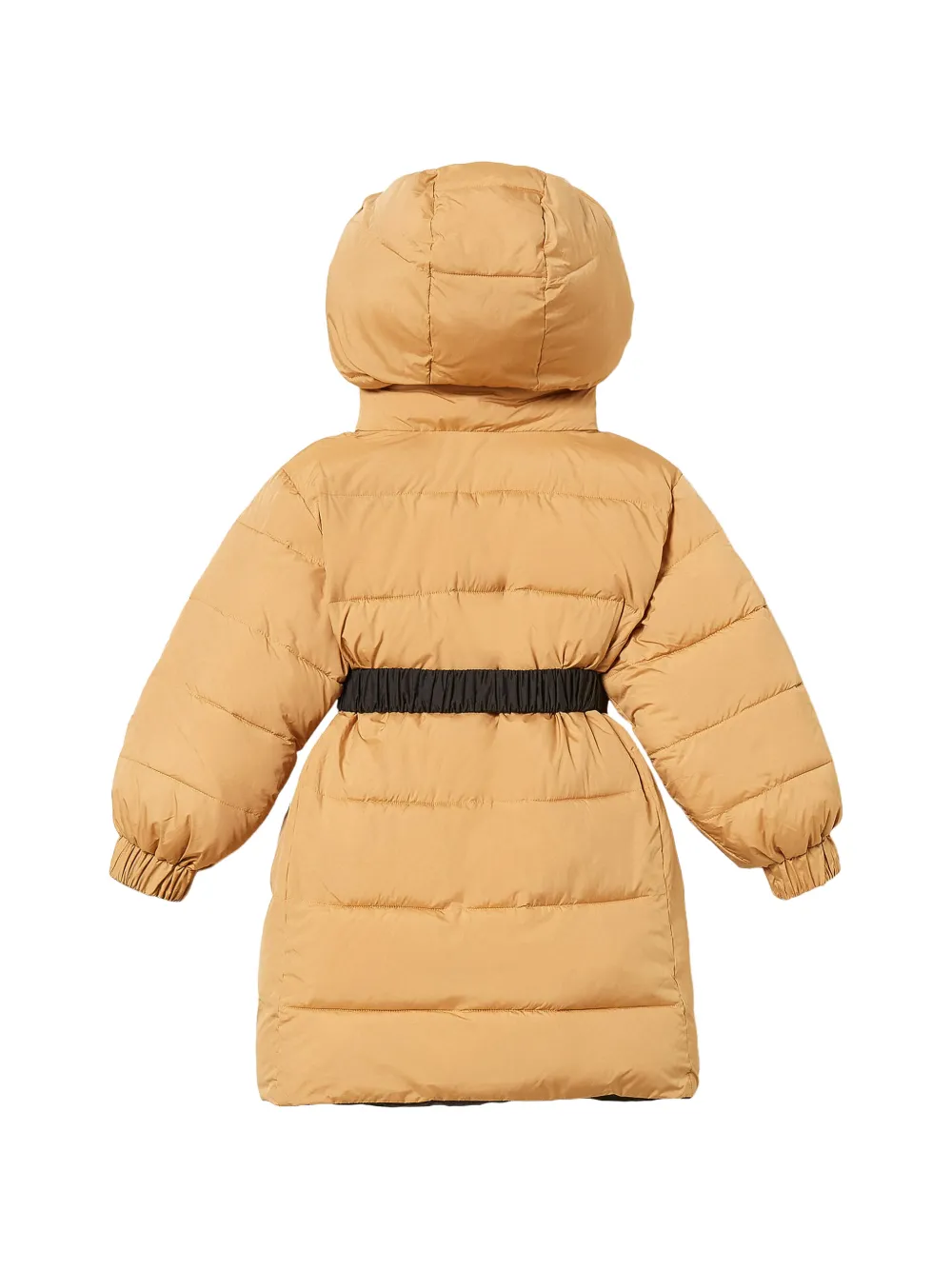 TWINSET Kids Omkeerbaar donsjack met riem Beige