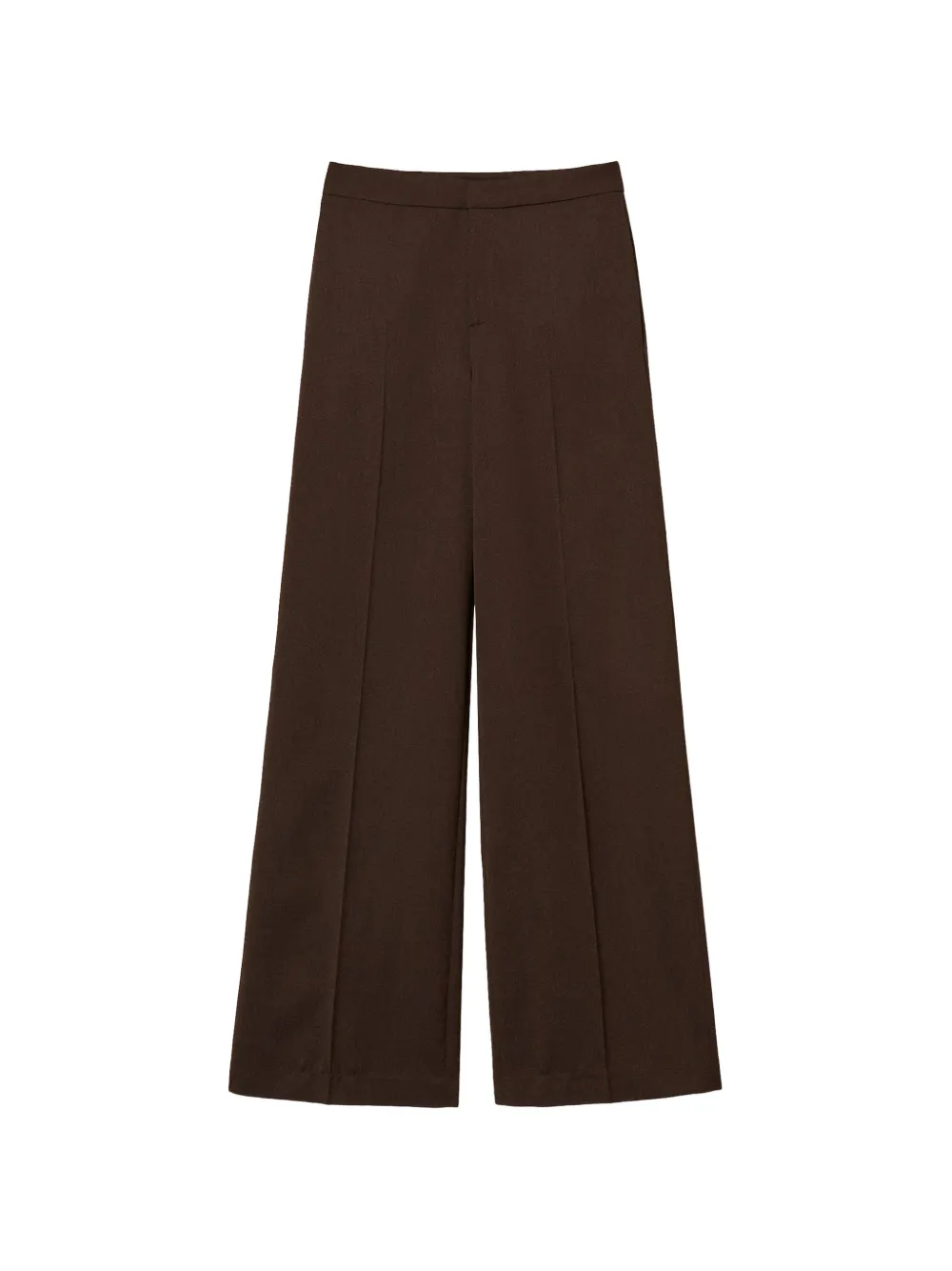 TWINSET Weite Hose aus Satin - Braun